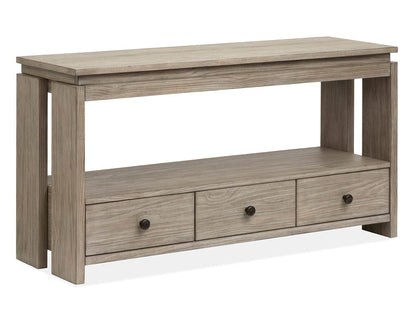 Magnussen - Conrad Stone Harbor Grey Rectangular Sofa Table - T5865-73 view 1