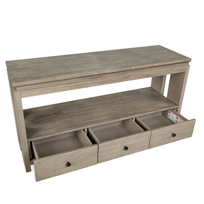Magnussen - Conrad Stone Harbor Grey Rectangular Sofa Table - T5865-73 view 6