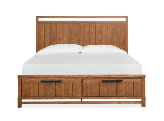 Magnussen - Conway Honey Wheat Queen Panel Storage Bed - B6422-54A view 2