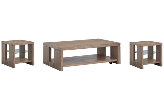 Magnussen - Conway Spiced Brown Rectangular Cocktail Table With 2 Rectangular End Table - T6315-43KIT5 view 1