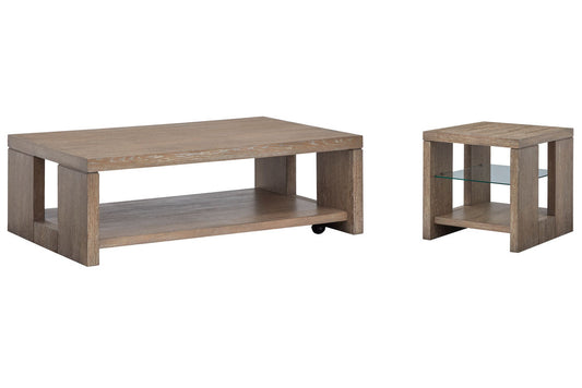Magnussen - Conway Spiced Brown Rectangular Cocktail Table With Rectangular End Table - T6315-43KIT4 view 1