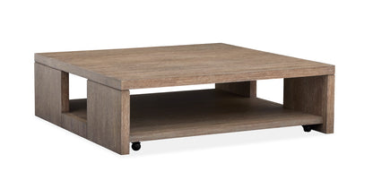 Magnussen - Conway Spiced Brown Square Cocktail Table With Casters - T6315-41 view 1