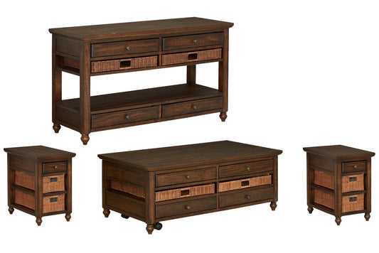 Magnussen - Cottage Lane Coffee Rectangular Lift Top Cocktail Table With 2 Chairside End Table And Sofa Table - T3521-50KIT3 view 1