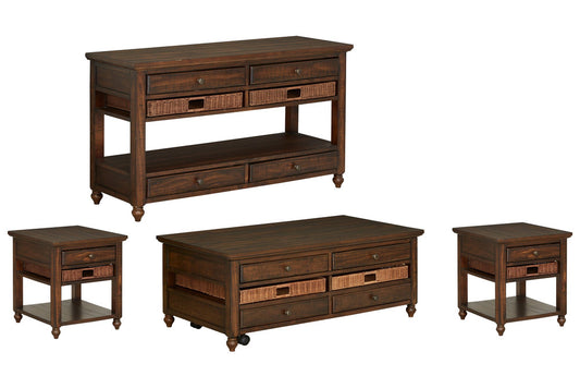 Magnussen - Cottage Lane Coffee Rectangular Lift Top Cocktail Table With 2 End Table And Sofa Table - T3521-50KIT6 view 1
