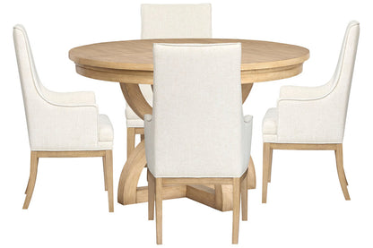 Magnussen - Coventry Honey Maple Extendable 48" Round Dining Table With 4 Host Chairs - D6480-22-KIT7 view 1