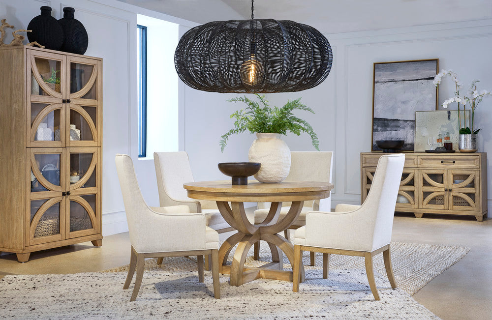 Magnussen - Coventry Honey Maple Extendable 48" Round Dining Table With 4 Side Chairs And Buffet - D6480-22-KIT2 view 11