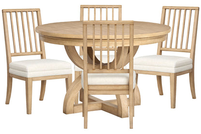 Magnussen - Coventry Honey Maple Extendable 48" Round Dining Table With 4 Side Chairs - D6480-22-KIT1 view 1