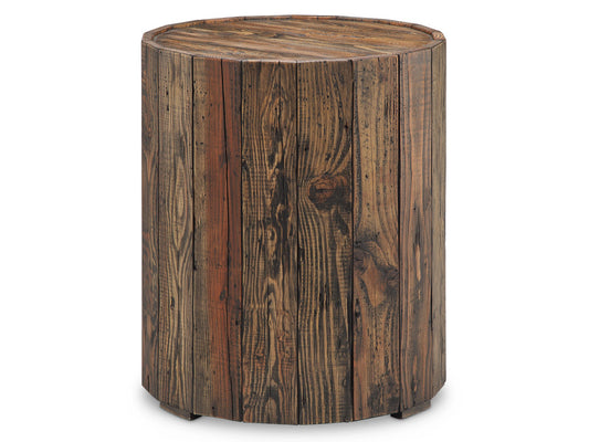 Magnussen - Dakota Rustic Pine Round End Table - T4017-05 view 1