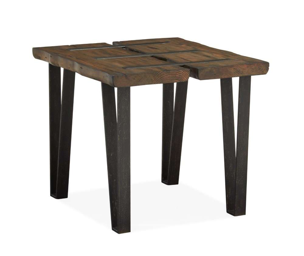 Magnussen - Dartmouth Rectangular End Table in Sawmill - T4904-03 veiw 1