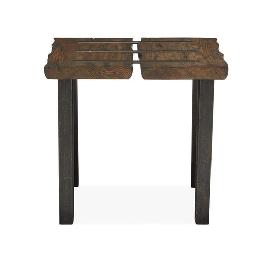 Magnussen - Dartmouth Rectangular End Table in Sawmill - T4904-03 veiw 2