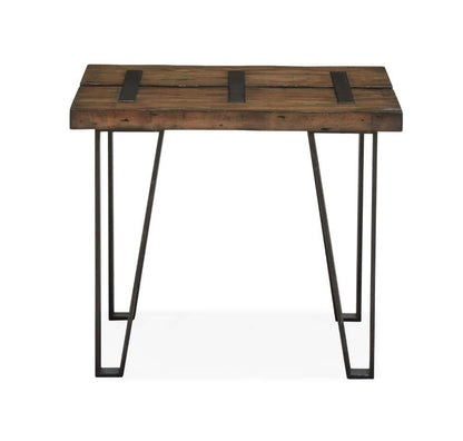 Magnussen - Dartmouth Rectangular End Table in Sawmill - T4904-03 veiw 3