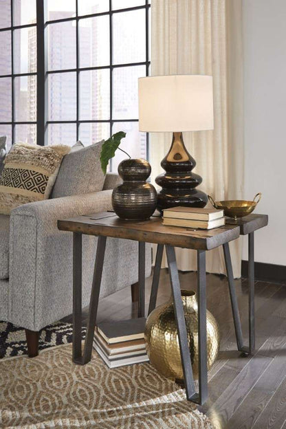 Magnussen - Dartmouth Rectangular End Table in Sawmill - T4904-03 veiw 7