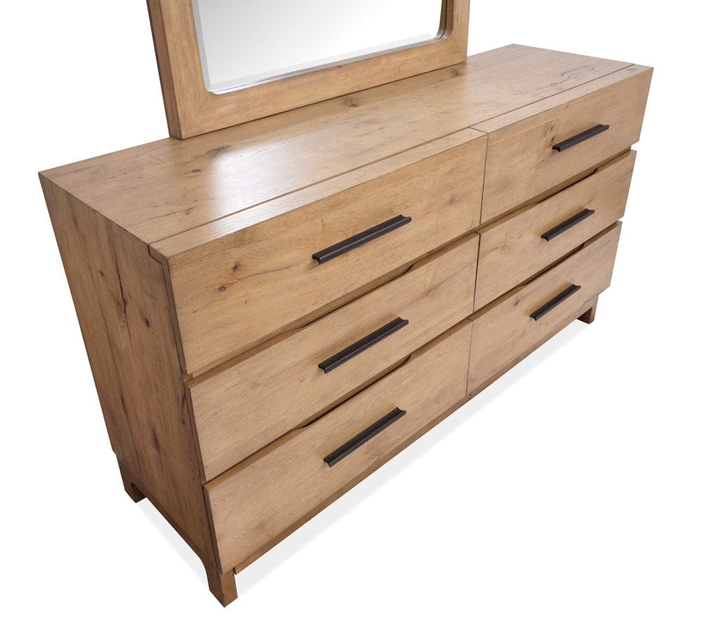 Magnussen - Davenport Rustic Caramel Double Drawer Dresser - B6309-22 view 3
