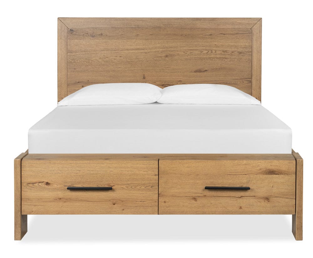 Magnussen - Davenport Rustic Caramel Queen Panel Storage Bed - B6309-54A view 2