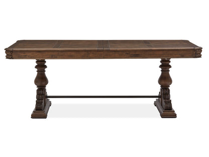 Magnussen - Durango Willadeene Brown Extendable Trestle Dining Table With 4 Side Chairs - D5133-21-KIT1 view 3