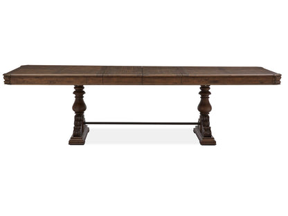 Magnussen - Durango Willadeene Brown Extendable Trestle Dining Table With 4 Side Chairs - D5133-21-KIT1 view 8