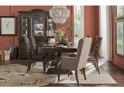 Magnussen - Durango Willadeene Brown Extendable Trestle Dining Table With 6 Side Chairs And 2 Host Chairs - D5133-21-KIT19 view 10