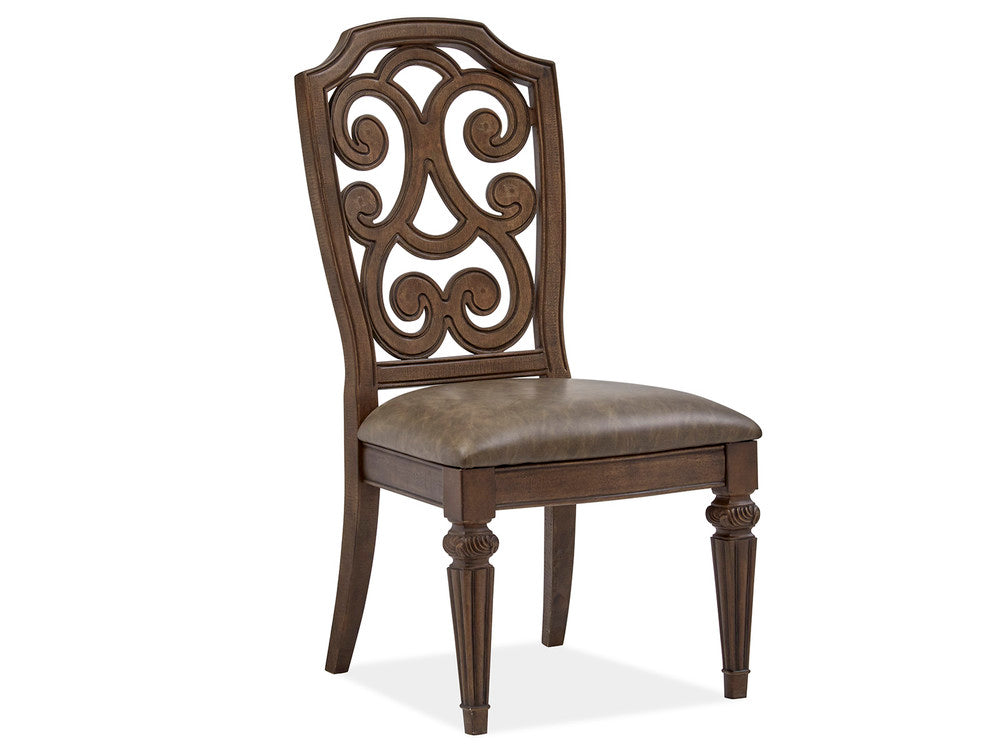 Magnussen - Durango Willadeene Brown Extendable Trestle Dining Table With 6 Side Chairs And Buffet - D5133-21-KIT5 view 5