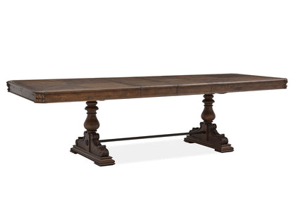 Magnussen - Durango Willadeene Brown Extendable Trestle Dining Table With 6 Side Chairs And Buffet - D5133-21-KIT5 view 7