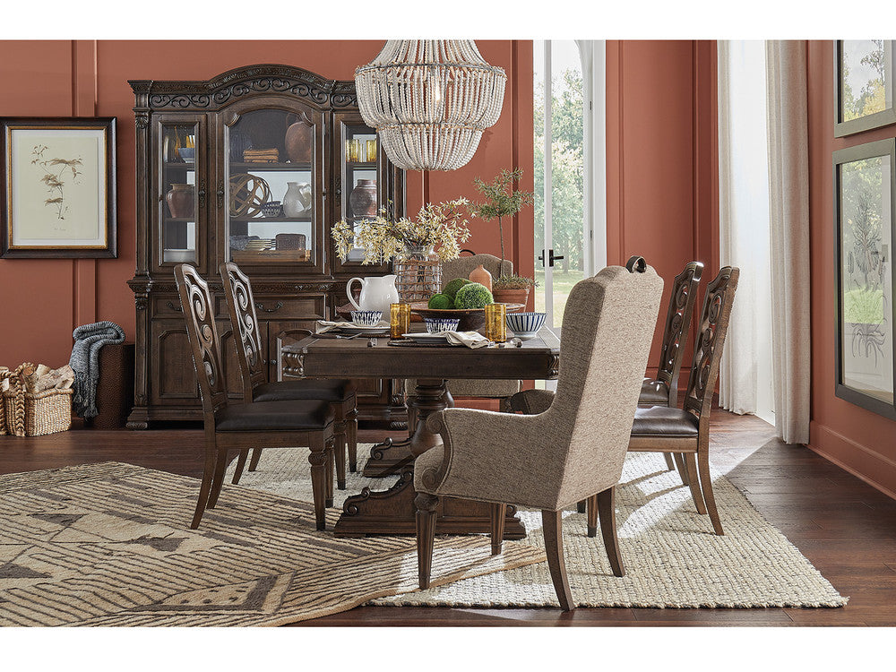 Magnussen - Durango Willadeene Brown Extendable Trestle Dining Table With 6 Side Chairs And Buffet - D5133-21-KIT5 view 10