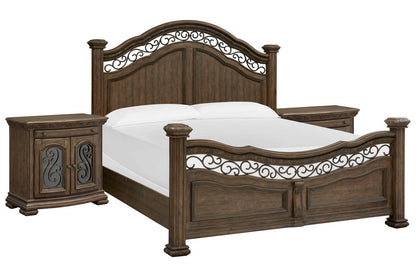 Magnussen - Durango Willadeene Brown King Panel Bed With 2 Bachelor Chests - B5133-64-KIT7 view 1