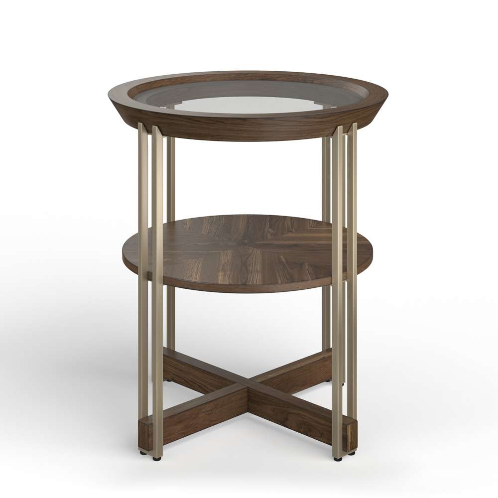 Magnussen - Elora  Round End Table - T5639-05 veiw 1