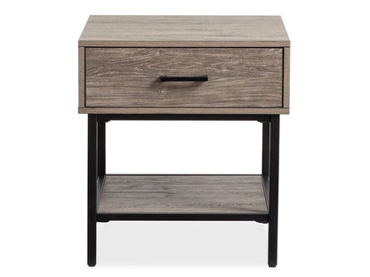 Magnussen - Fenwick Whitetail Brown And Smoke Glass Rectangular End Table - T5962-03 view 2