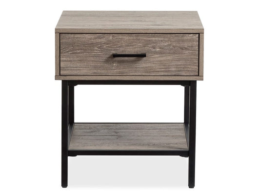 Magnussen - Fenwick Whitetail Brown And Smoke Glass Rectangular End Table - T5962-03 view 2