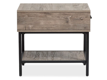 Magnussen - Fenwick Whitetail Brown And Smoke Glass Rectangular End Table - T5962-03 view 3