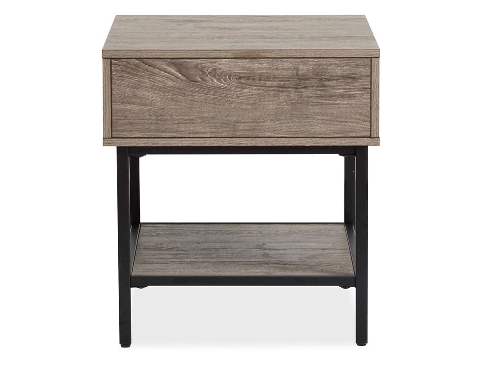 Magnussen - Fenwick Whitetail Brown And Smoke Glass Rectangular End Table - T5962-03 view 5