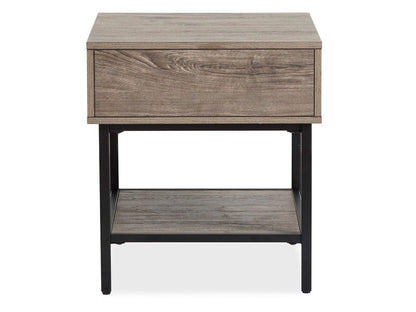 Magnussen - Fenwick Whitetail Brown And Smoke Glass Rectangular End Table - T5962-03 view 5