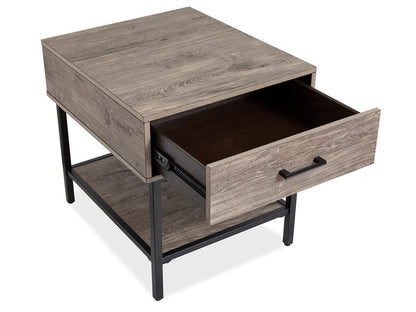 Magnussen - Fenwick Whitetail Brown And Smoke Glass Rectangular End Table - T5962-03 view 7