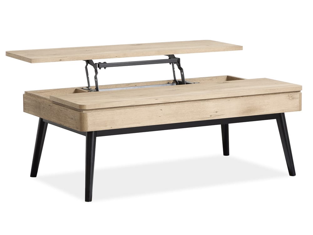 Magnussen - Fletcher Driftwood Lift Top Storage Cocktail Table - T5864-50 view 4