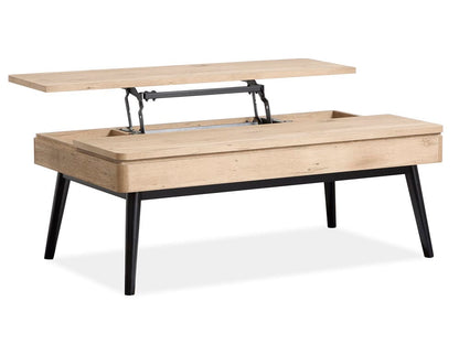 Magnussen - Fletcher Driftwood Lift Top Storage Cocktail Table - T5864-50 view 4