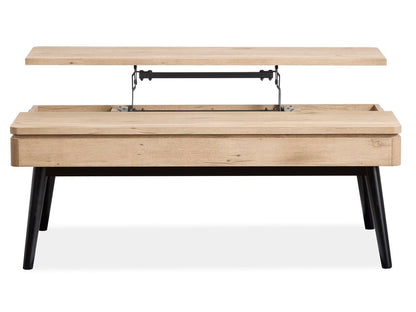 Magnussen - Fletcher Driftwood Lift Top Storage Cocktail Table - T5864-50 view 7