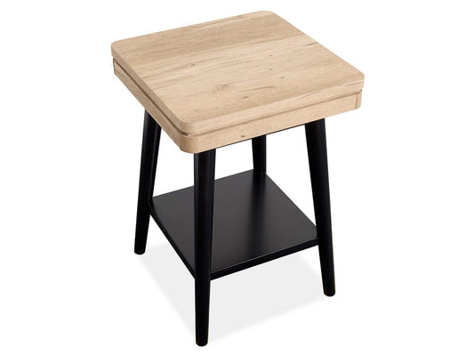 Magnussen - Fletcher Driftwood Square Accent Table - T5864-33 view 2