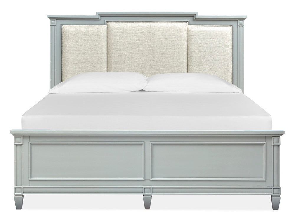 Magnussen - Glenbrook Pebble California King Upholstered Panel Bed - B5668-75 view 2