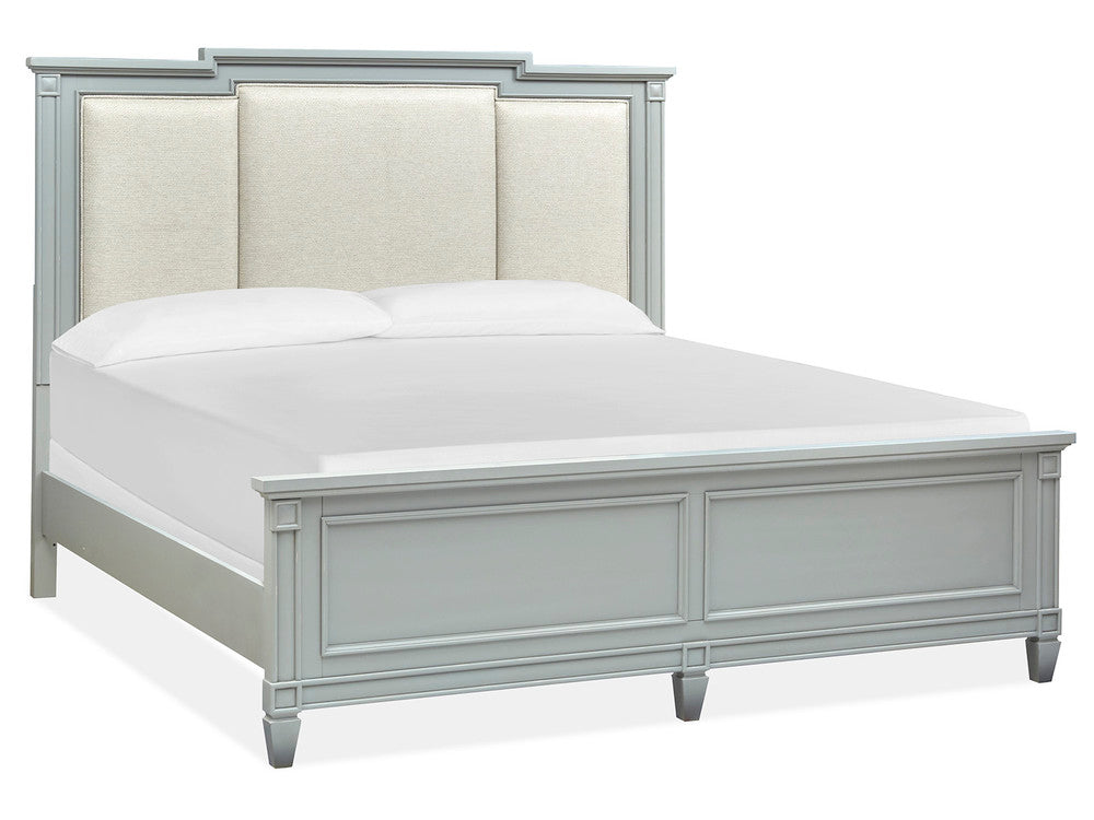 Magnussen - Glenbrook Pebble Queen Upholstered Panel Bed - B5668-55 view 1