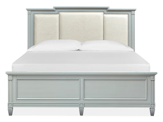 Magnussen - Glenbrook Pebble Queen Upholstered Panel Bed - B5668-55 view 2
