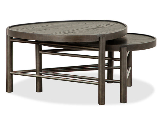 Magnussen - Hadleigh Black Coffee Bean Shaped Nesting Cocktail Table With 2 End Table - T5711-52KIT5 view 2