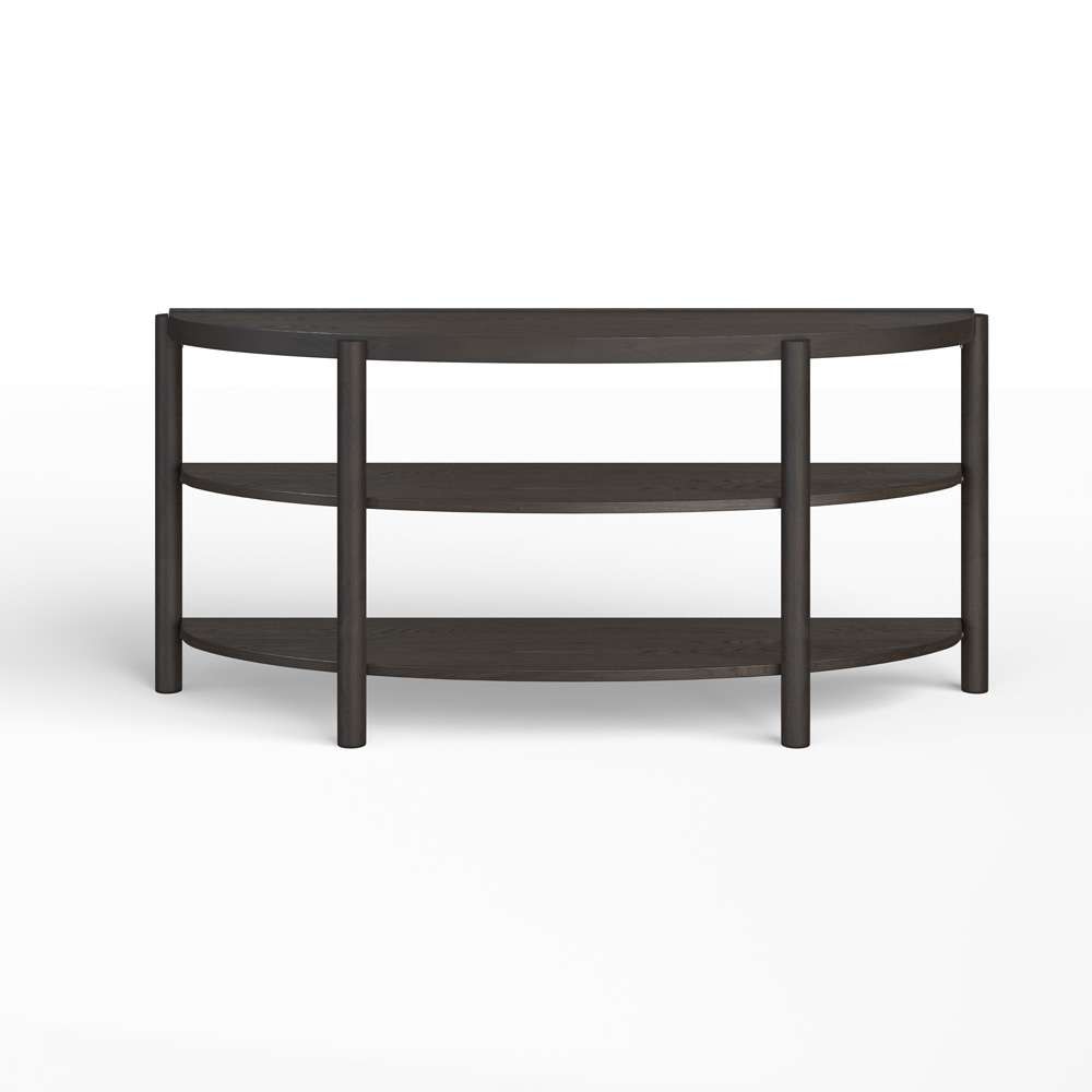Magnussen - Hadleigh Black Demilune Sofa Table - T5711-75 veiw 1
