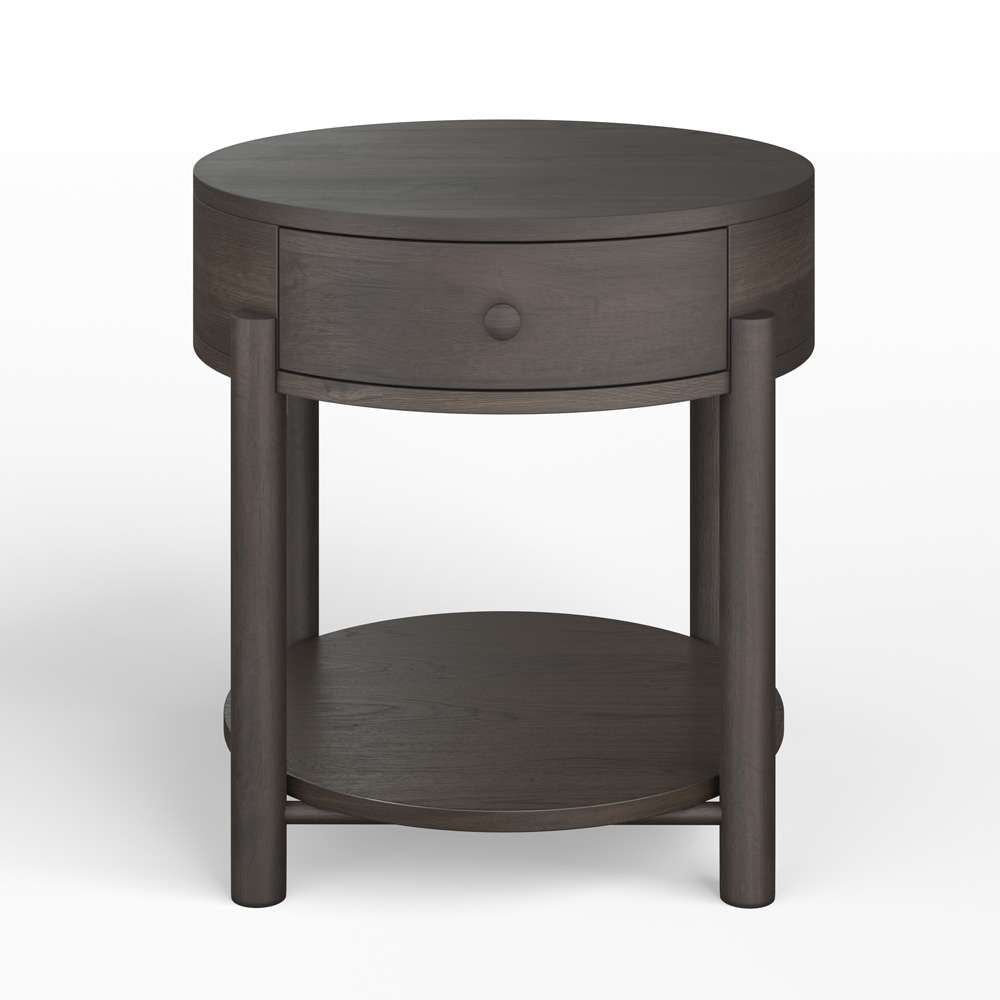 Magnussen - Hadleigh Black Round End Table - T5711-05 view 1
