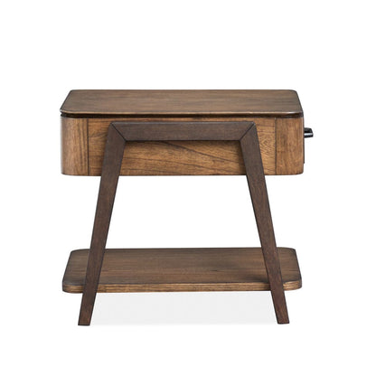Magnussen - Hallie Milk Chocolate And Dark Chocolate Rectangular End Table - T6355-03 view 5