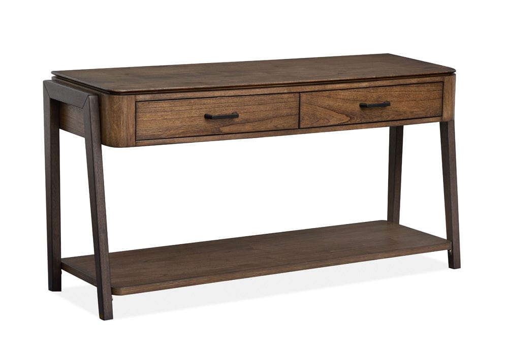 Magnussen - Hallie Milk Chocolate And Dark Chocolate Rectangular Sofa Table - T6355-73 view 1