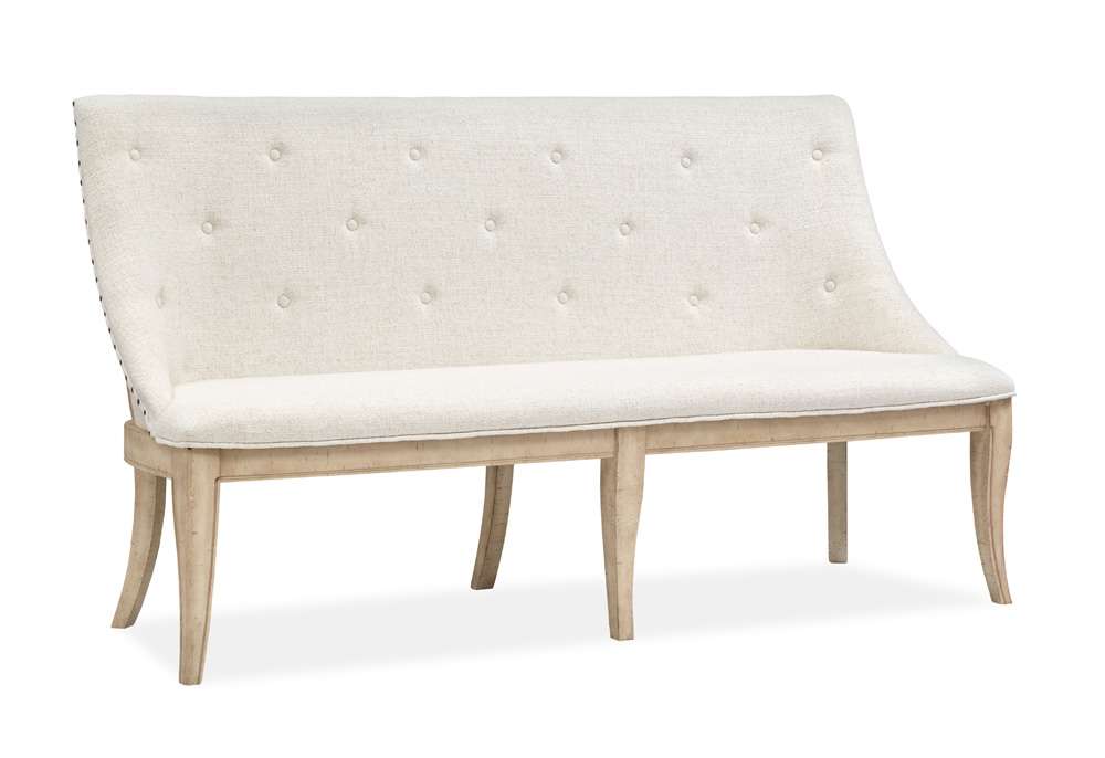 Magnussen - Harlow  Dining Bench w/Upholstered Seat & Back - D5491-78 veiw 2