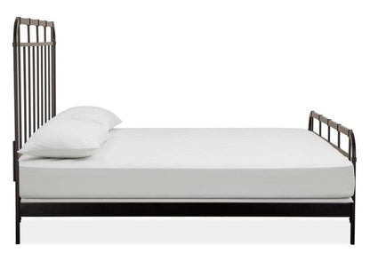 Magnussen - Harper Springs Complete King Metal Bed in Silo White - B5321-67 veiw 3