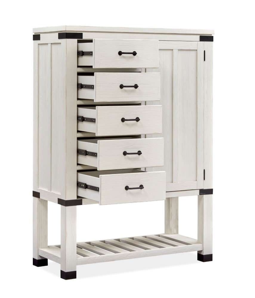 Magnussen - Harper Springs Door Chest in Silo White - B5321-13 veiw 2