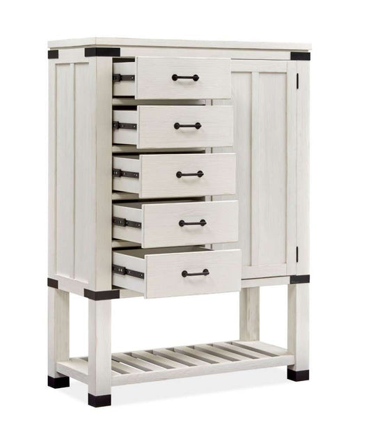 Magnussen - Harper Springs Door Chest in Silo White - B5321-13 veiw 2