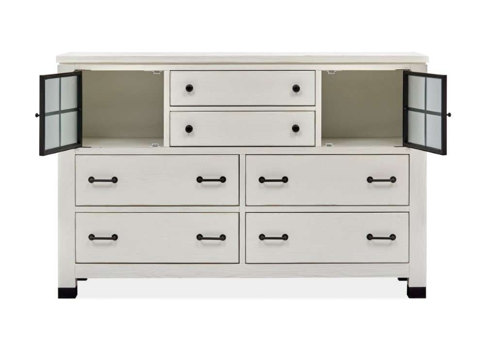 Magnussen - Harper Springs Door Dresser in Silo White - B5321-24 veiw 4