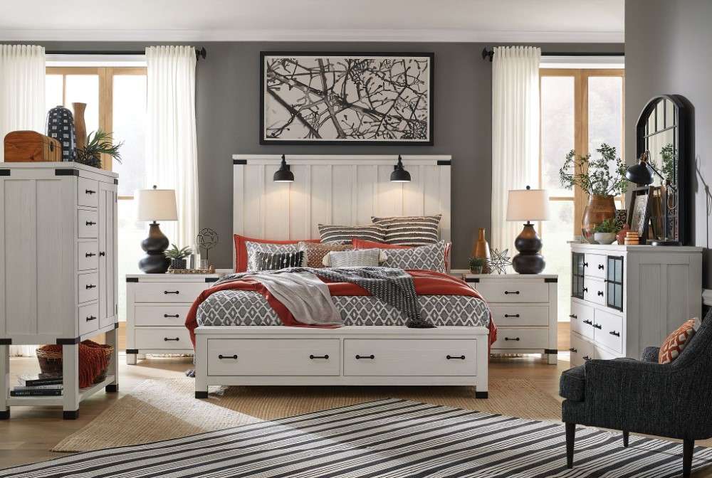 Magnussen - Harper Springs Door Dresser in Silo White - B5321-24 veiw 6